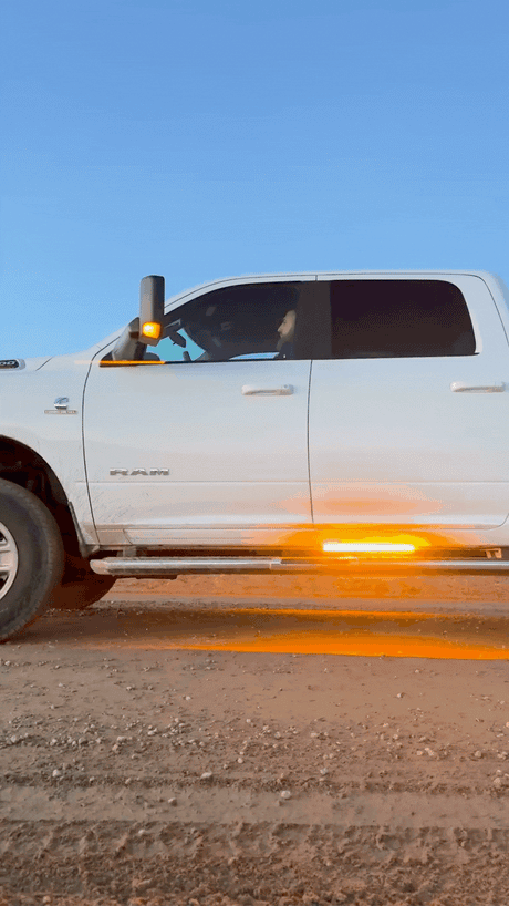 LED Strobe Rocker Lights Running Board Strips (70") - AutoLEDTech.com