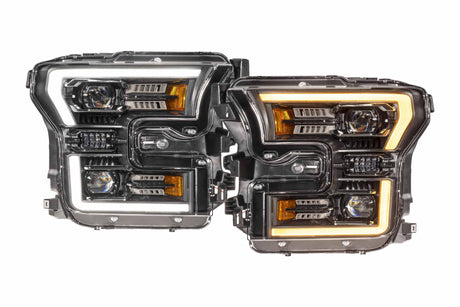 2015-2017 Ford F-150 2017-2020 Ford Raptor XB EVO LED DRL Projector Headlights - AutoLEDTech.com