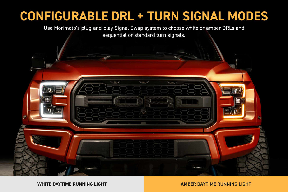 2015-2020 Ford F-150 & Raptor XB EVO LED DRL Projector Headlights