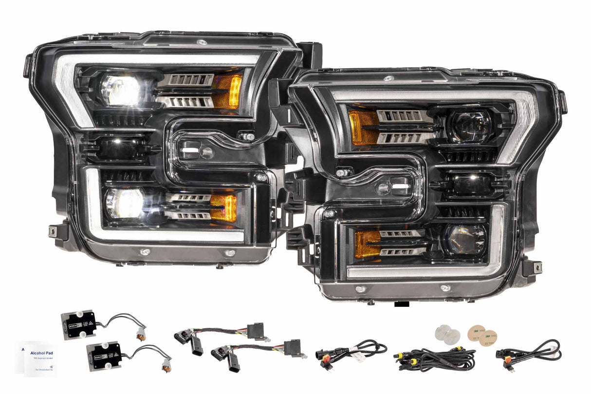 2015-2020 Ford F-150 & Raptor XB EVO LED DRL Projector Headlights