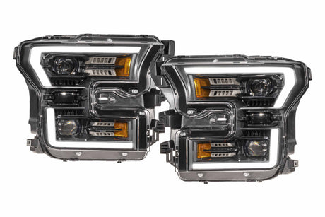 2015-2017 Ford F-150 2017-2020 Ford Raptor XB EVO LED DRL Projector Headlights - AutoLEDTech.com