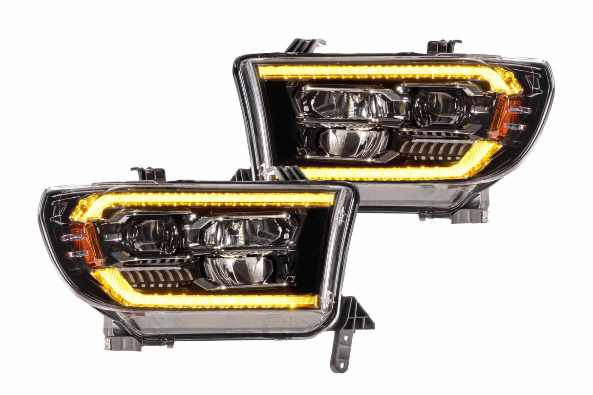 2007-2013 Toyota Tundra 2008-2017 Sequoia XB EVO LED DRL Headlights - AutoLEDTech.com