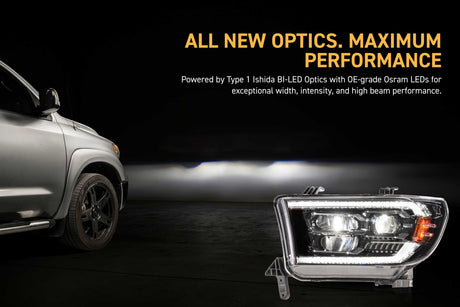 2007-2013 Toyota Tundra 2008-2017 Sequoia XB EVO LED DRL Headlights - AutoLEDTech.com
