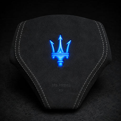 Maserati RGB LED Custom Airbag Cover - AutoLEDTech.com