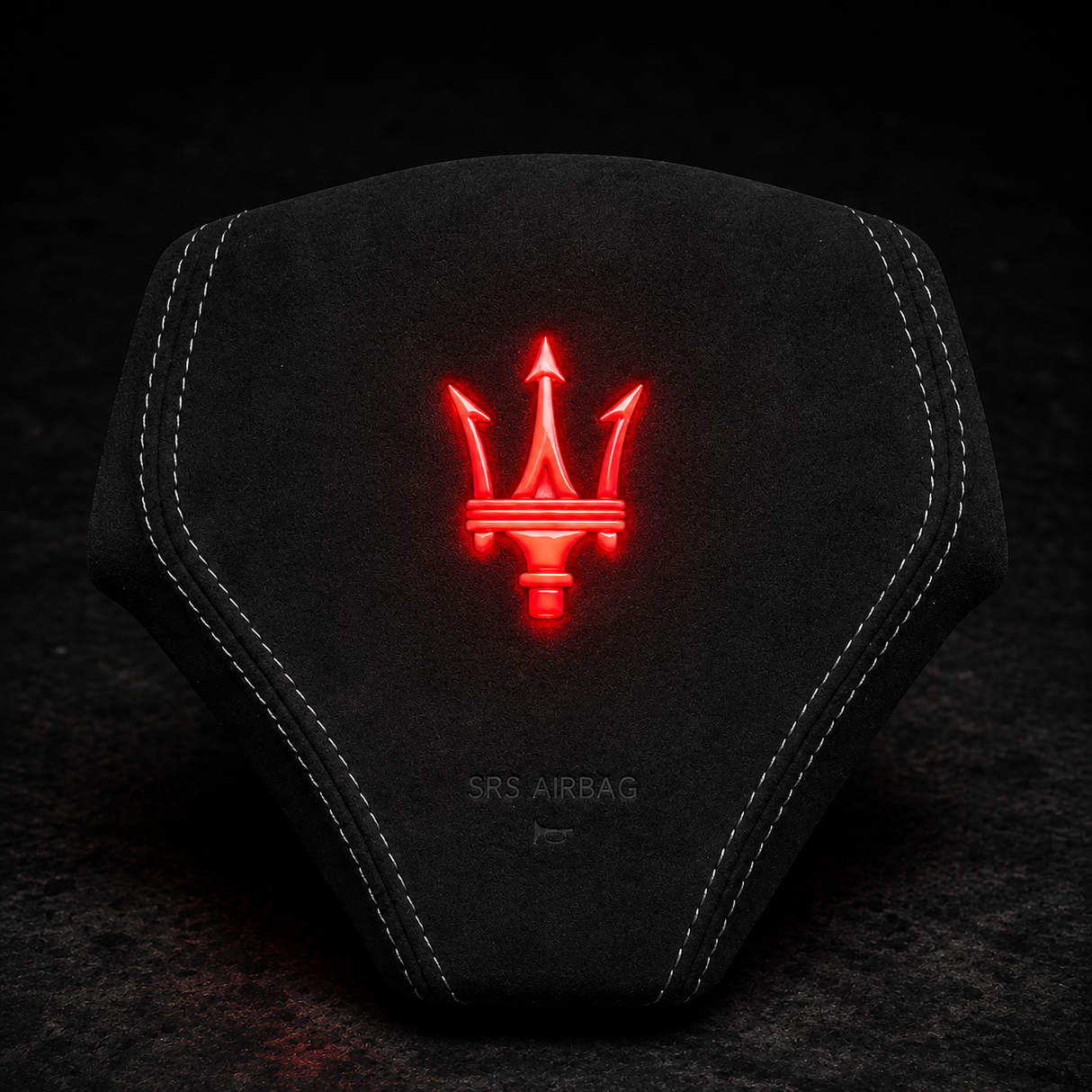 Maserati RGB LED Custom Airbag Cover - AutoLEDTech.com