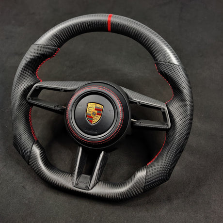 Mclaren 720S 765LT Custom Carbon Fiber Steering Wheel - AutoLEDTech.com