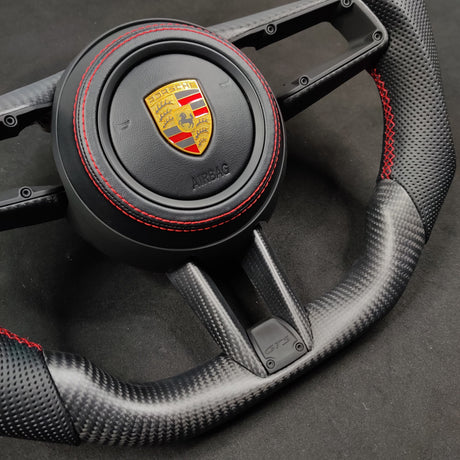 Mclaren 720S 765LT Custom Carbon Fiber Steering Wheel - AutoLEDTech.com