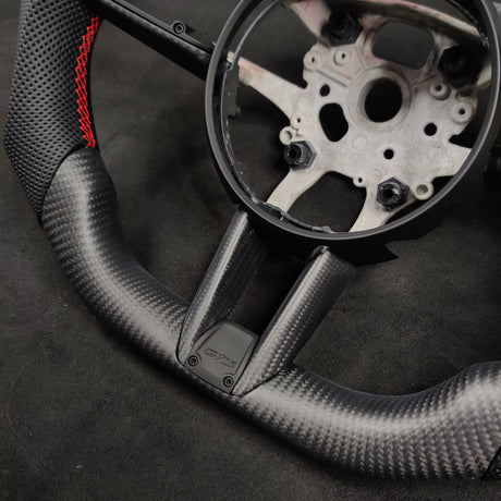 Mclaren 720S 765LT Custom Carbon Fiber Steering Wheel - AutoLEDTech.com