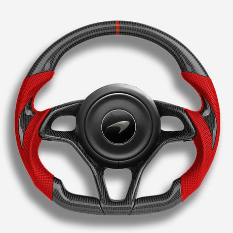 Mclaren 720S 765LT Custom Carbon Fiber Steering Wheel - AutoLEDTech.com