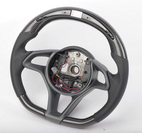 Mclaren 720S 765LT Custom Carbon Fiber Steering Wheel - AutoLEDTech.com