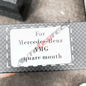 Mercedes-Benz AMG square mount magnetic paddle shifters fitment label