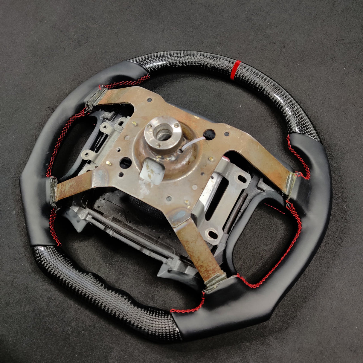 Mosler MT900 Custom Carbon Fiber Steering Wheel - AutoLEDTech.com