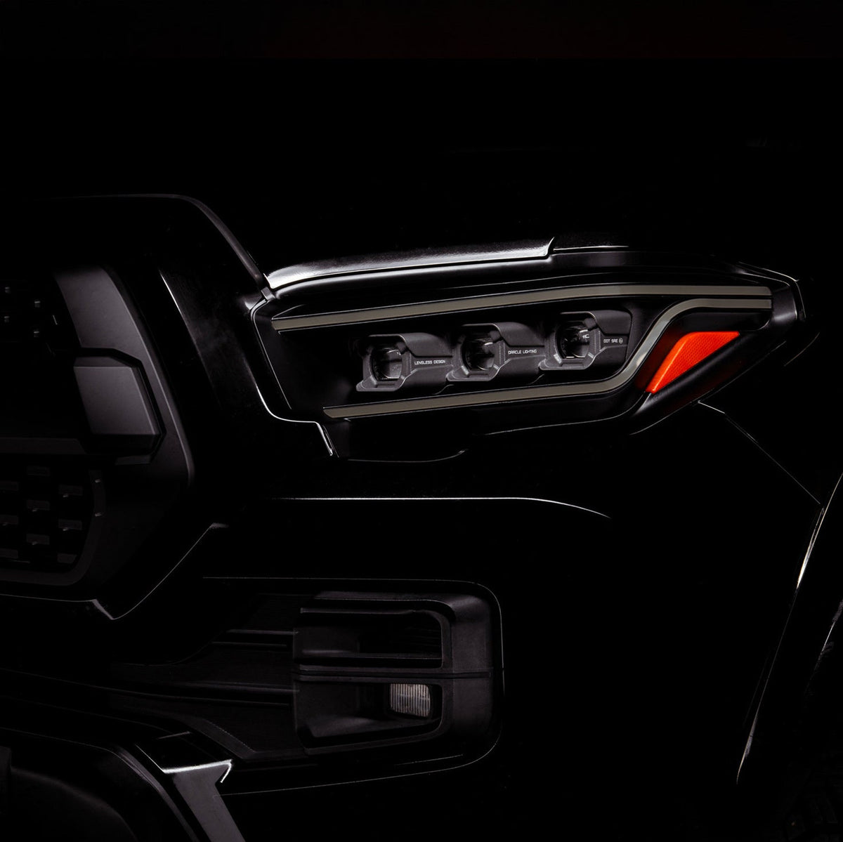 ORACLE Lensless Tacoma headlight close up