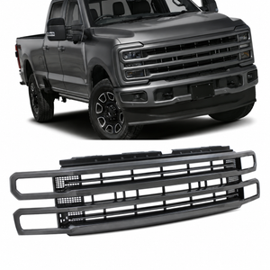 2023-2027+ Ford Super Duty F250/F350 Platinum Grill - AutoLEDTech.com