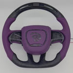 2015-2023 Dodge Charger Challenger Custom Carbon Fiber LED Steering Wheel