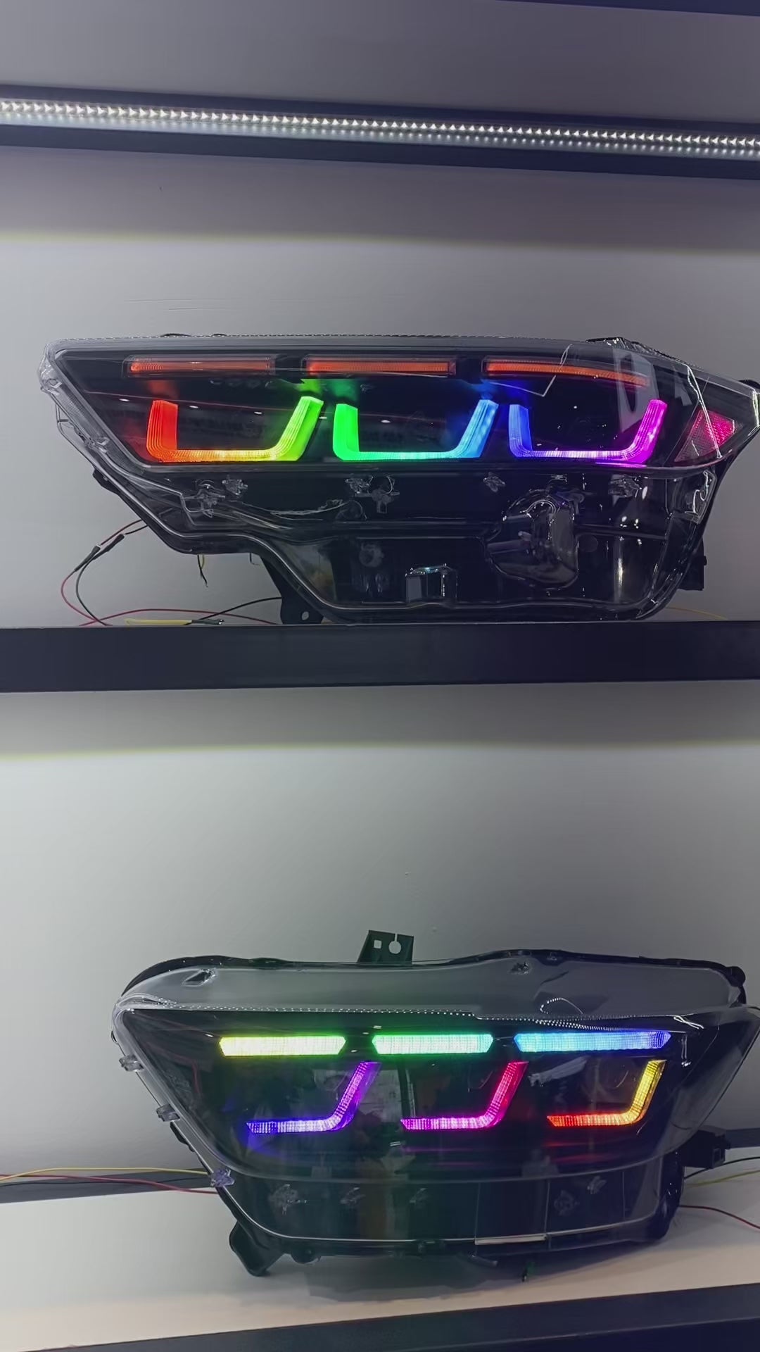 2024-2026+ Ford Mustang S650 RGB Flow Series LED DRL Headlights
