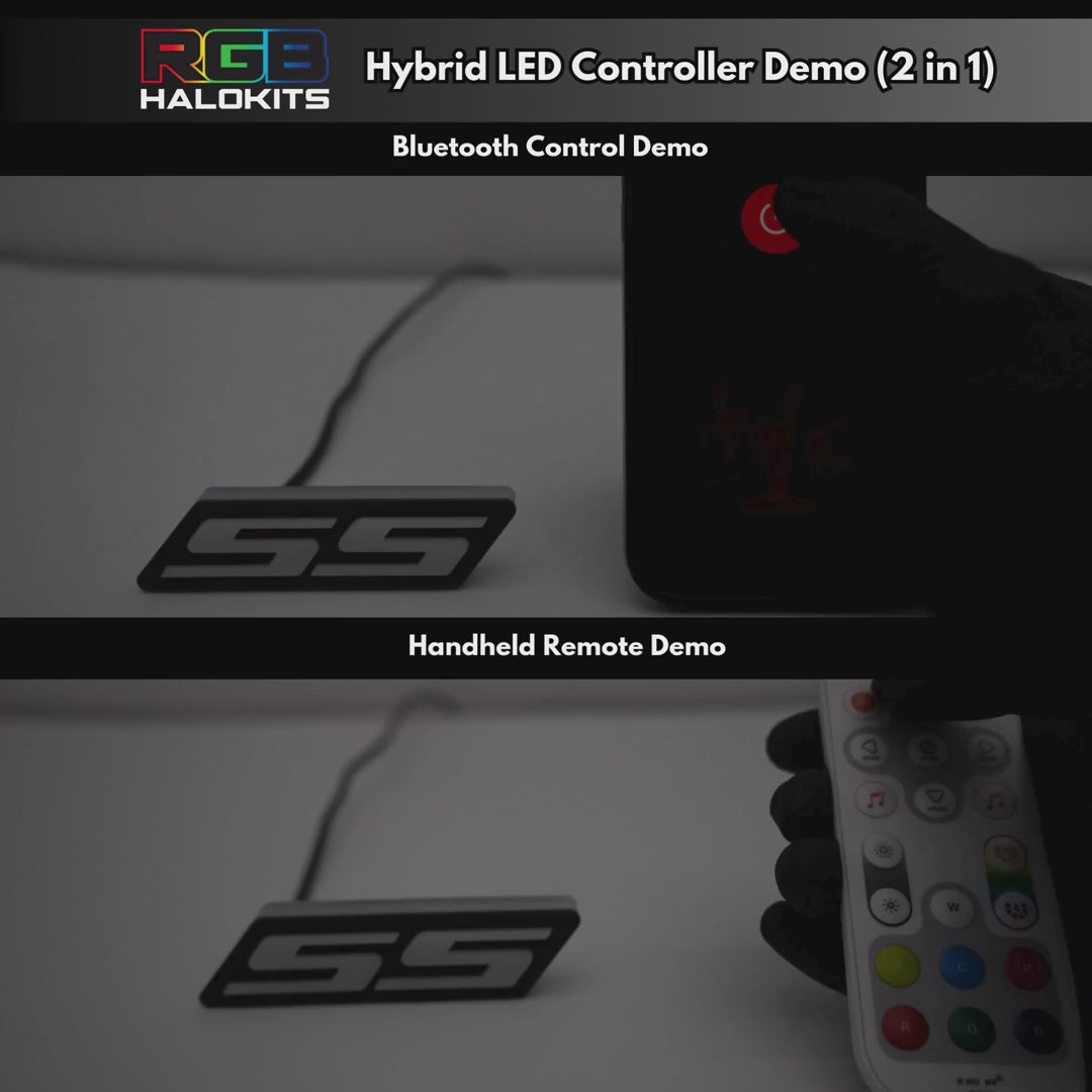 Camaro SS Flow Series LED Badge Emblem Logo