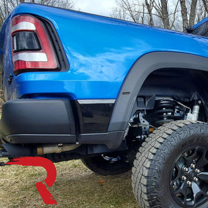 Ram TRX RHO Smoked White/Amber LED Hood + Fender Lights - AutoLEDTech.com