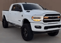 6"-22" Universal ANIMATED SEQUENTIAL SWITCHBACK White/Amber LED DRL Grill Accent Lights Bar Kit