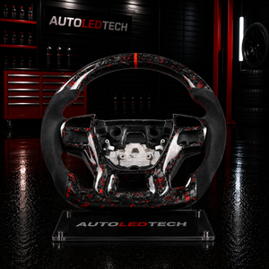 2018-2026+ Ford Ranger Raptor Custom Carbon Fiber LED Steering Wheel