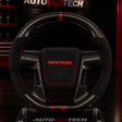 2009-2014 Ford Raptor & F150 Custom Carbon Fiber LED Steering Wheel - AutoLEDTech.com
