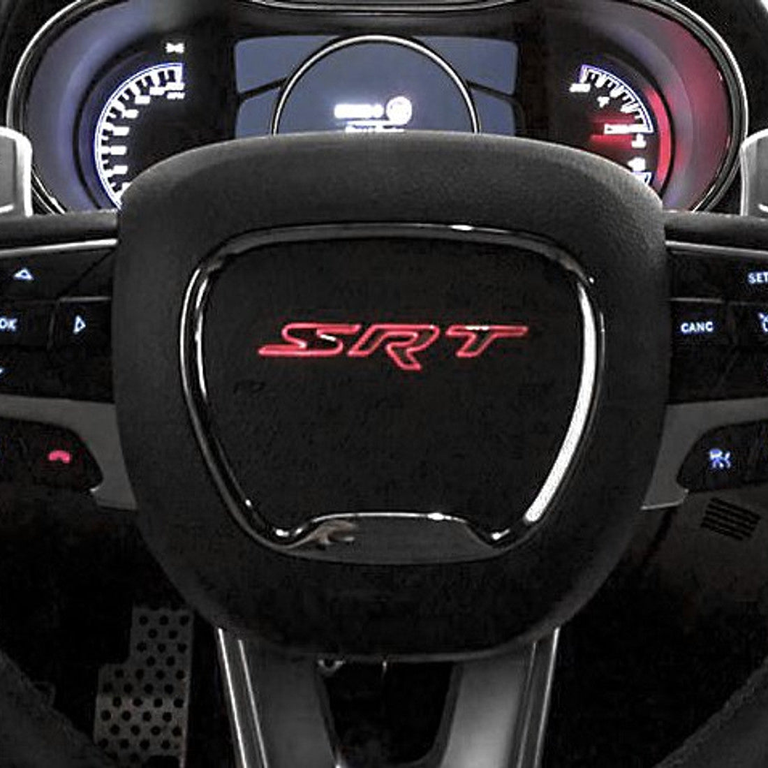 20152023 Dodge Charger Challenger Illuminated Red SRT Airbag Assembly