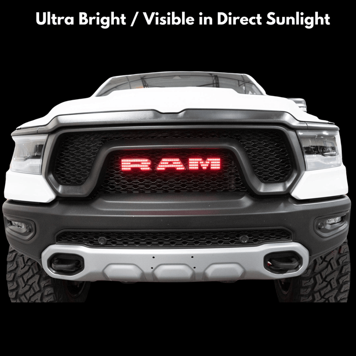 2019-2024 RAM LED Illuminated Badge Emblem Logo 2.0 (Flow Series ...