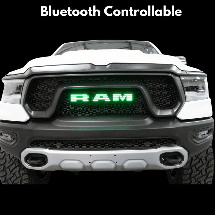 2019-2024 RAM Flow Series RGBW LED Illuminated Badge Emblem Logo ...