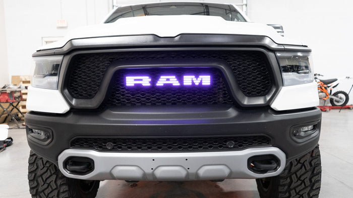 2019-2024 RAM LED Illuminated Badge Emblem Logo 2.0 (Flow Series ...