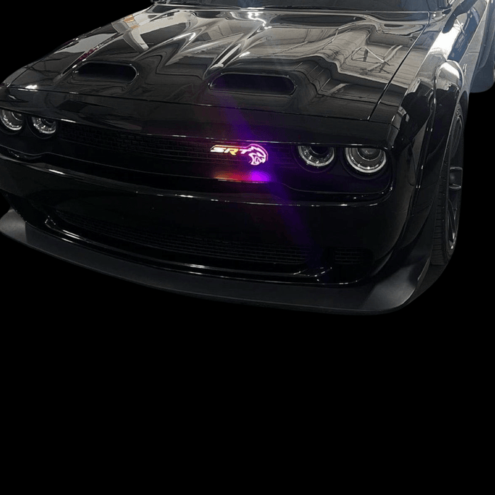 2015-2023 Dodge SRT Hellcat RGBW Flow Series LED Badge Emblem Logo