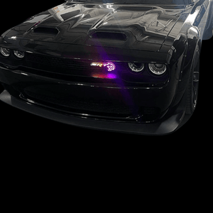 2015+ SRT Hellcat RGBW Flow Series LED Badge Emblem Logo