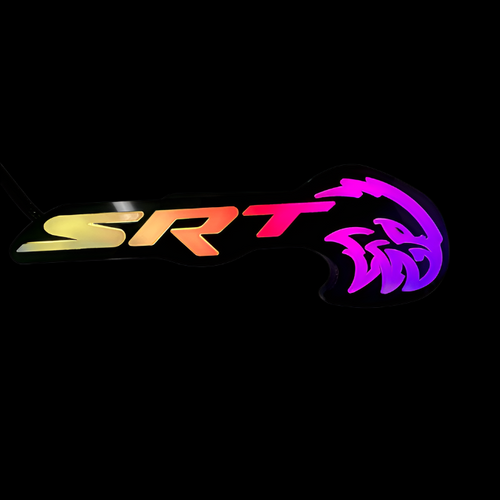 2018-2023 Jeep Grand Cherokee Trackhawk SRT Hellhawk RGB Flow Series LED Grill Badge Emblem Logo