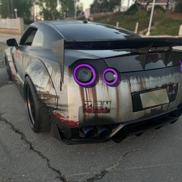2008-2024 Nissan GTR R35 RGB Flow Smoked LED Tail Lights
