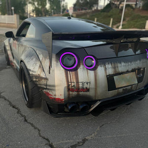 2008-2024 Nissan GTR R35 RGB Flow Smoked LED Tail Lights