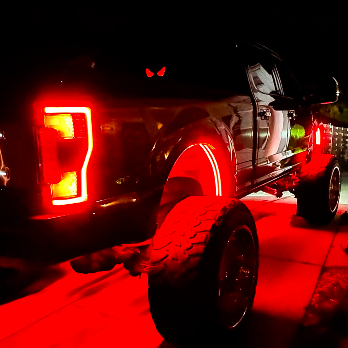 White or RGBW LED Fender Well Arch Lights Kit