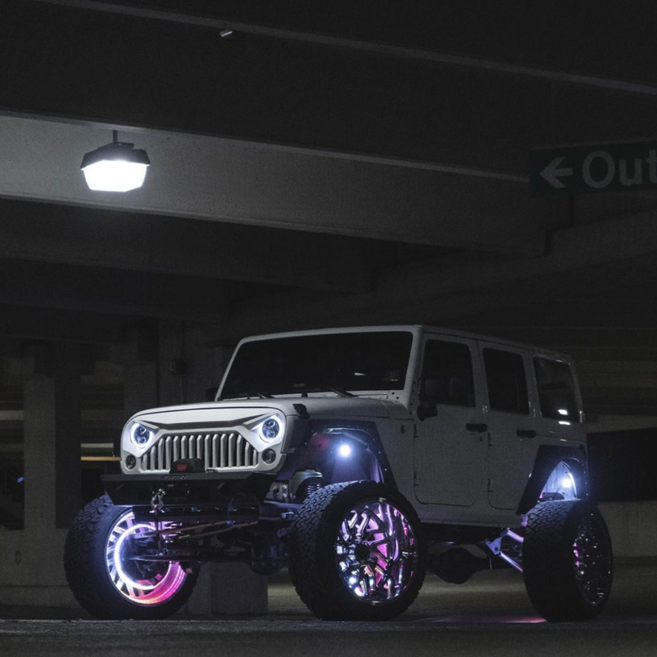 Hyper Pro Series 36W Pure White LED Rock Lights Pod Kit Hyper Pro Series 36W Pure White LED Rock Lights Pod Kit