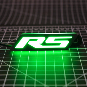 RS Flow Series LED Badge Emblem Logo - AutoLEDTech.com