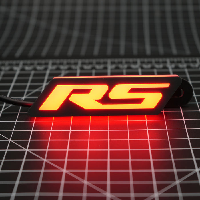 RS Flow Series LED Badge Emblem Logo - AutoLEDTech.com