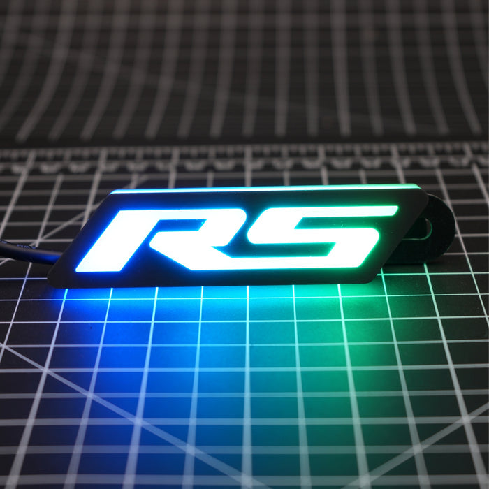 RS Flow Series LED Badge Emblem Logo - AutoLEDTech.com
