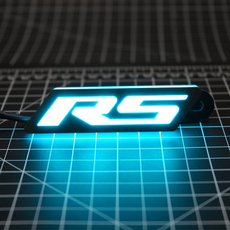 RS Flow Series LED Badge Emblem Logo - AutoLEDTech.com