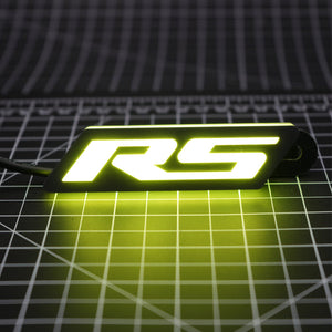 RS Flow Series LED Badge Emblem Logo - AutoLEDTech.com