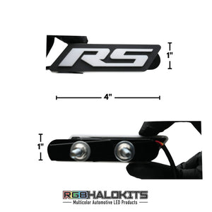 RS Flow Series LED Badge Emblem Logo - AutoLEDTech.com