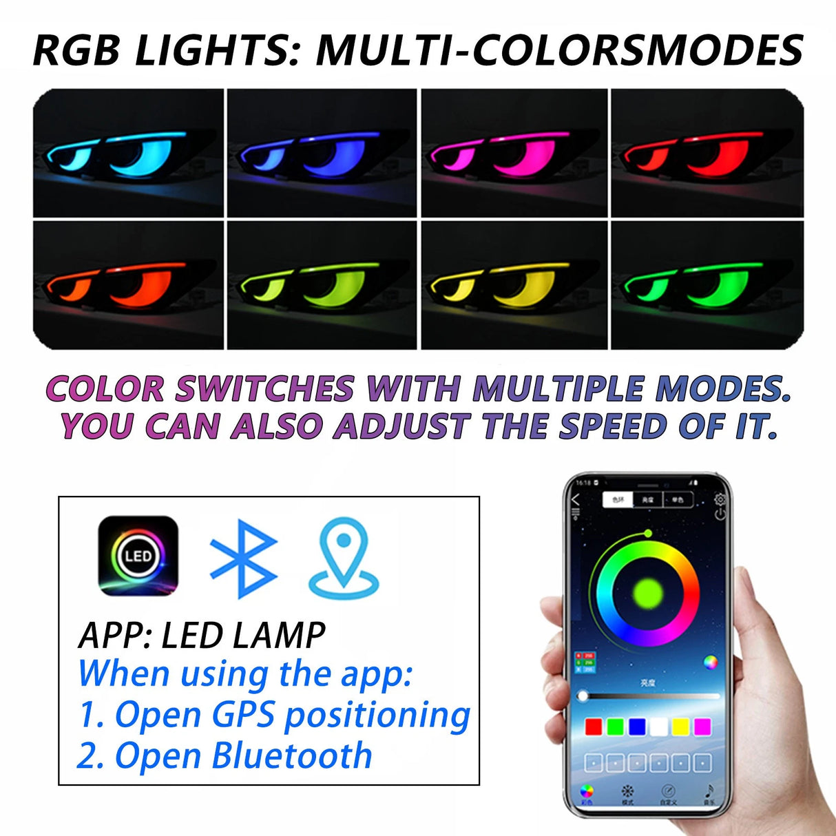 2014-2017 Infiniti Q50 Clear RGB Flow LED Tail Lights - AutoLEDTech.com
