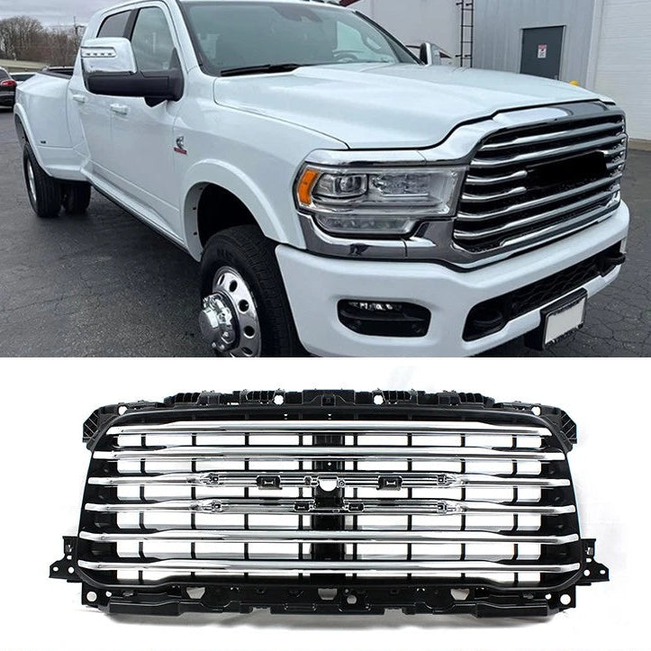 2019-2024 Ram 2500 3500 HD Painted Limited Longhorn Grill - AutoLEDTech.com