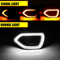 2015-2023 Dodge Charger SEQUENTIAL Switchback White/Amber LED Grill Snorkel Air Intake Light Assembly