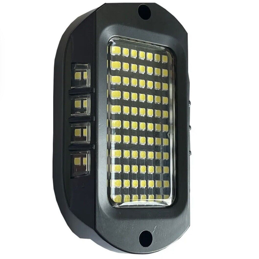 Hyper Pro Series MAX 104W PURE WHITE LED Rock Lights Pod Kit (9100 Lm)