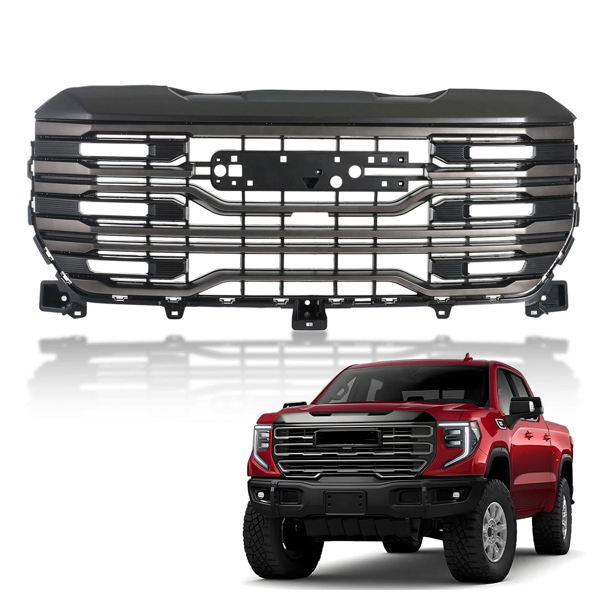 2022-2026+ GMC Sierra 1500 Painted Denali AT4 Grill