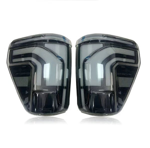2021+ Ford F150 & Raptor Red/Smoked 24+ Style LED Tail Lights - Fits all models