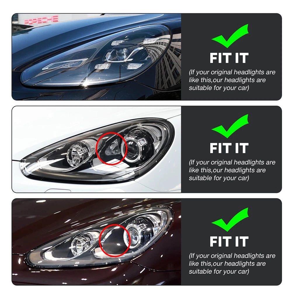 2011-2018 Porsche Cayenne 958 Matrix LED DRL Projector Headlights