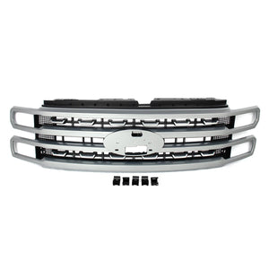 2023-2026+ Ford Super Duty F250/F350 Platinum Grill - AutoLEDTech.com